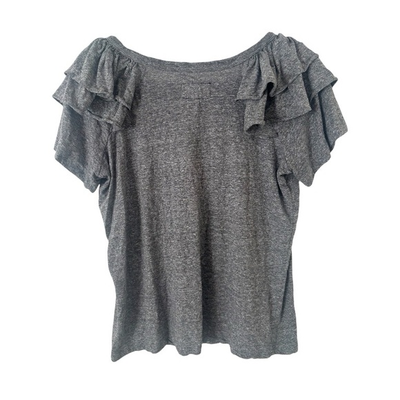Current/Elliott Ruffle Tee - Picture 3 of 4